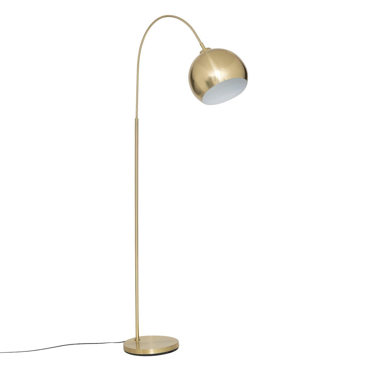 ATMOSPHERA Lampadaire arc en acier FLORIS - H. 177 cm - Doré