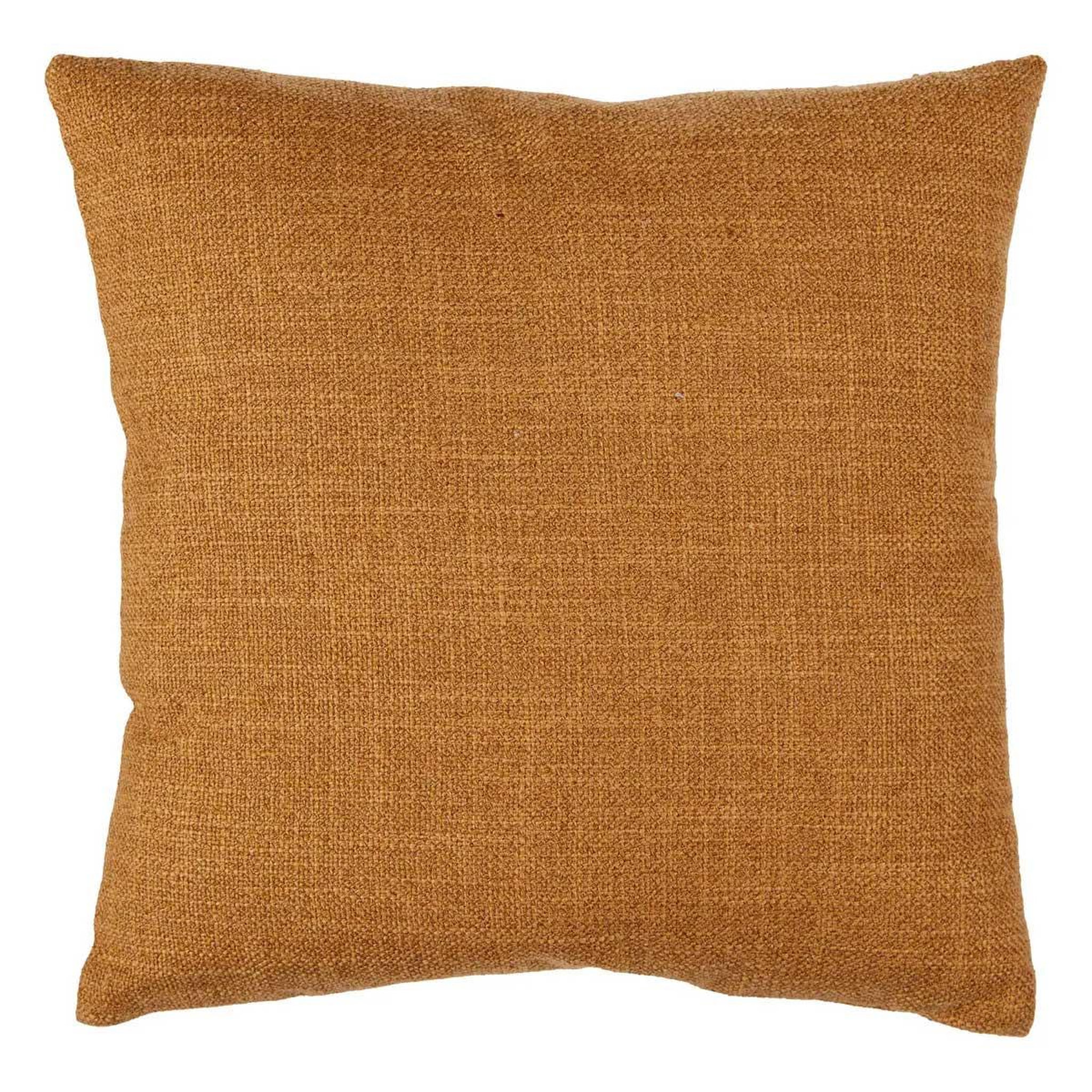 ATMOSPHERA Coussin déco  clem  40x40cm cannelle