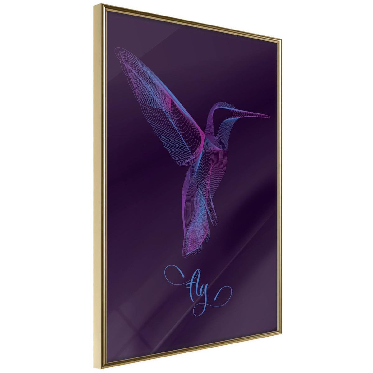 Paris Prix Affiche Murale Encadrée  Fluorescent Hummingbird