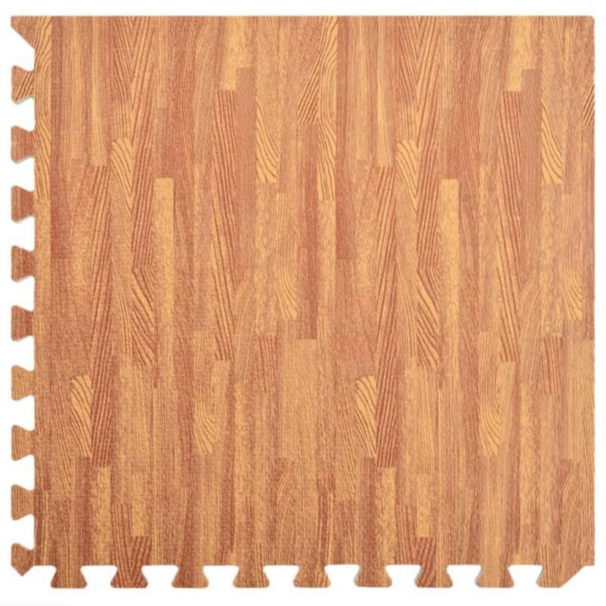 VIDAXL Tapis de sol 24 pcs Grain de bois 8,64㎡ Mousse EVA