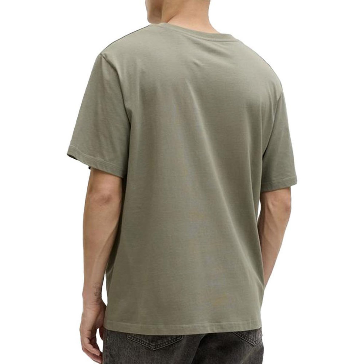 Jack & Jones T-Shirt Vert Homme Jack & Jones Jjfrank