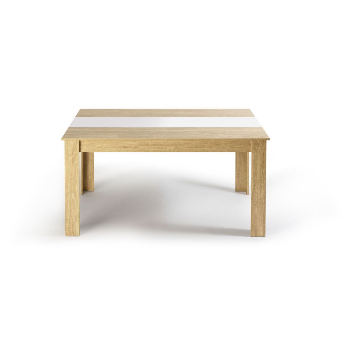 Table de repas fixe contemporaine 140 cm 