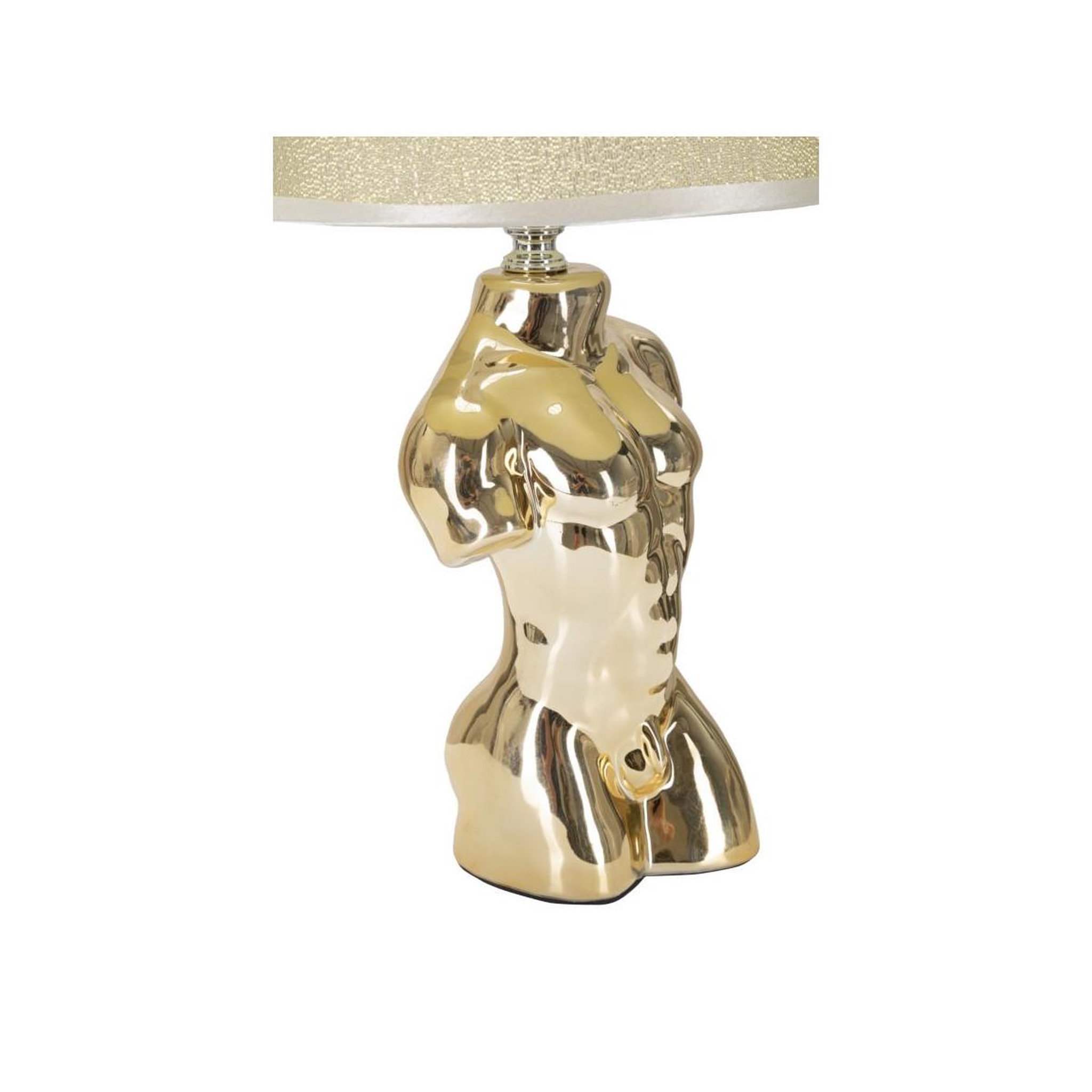 Voir la diapositive 2 : Paris Prix Lampe à poser en céramique  man  42cm or