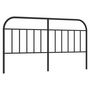 Voir la diapositive 2 : VIDAXL Tete de lit metal noir 180 cm