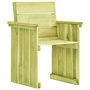 Voir la diapositive 1 : VIDAXL Chaise de jardin Bois de pin impregne