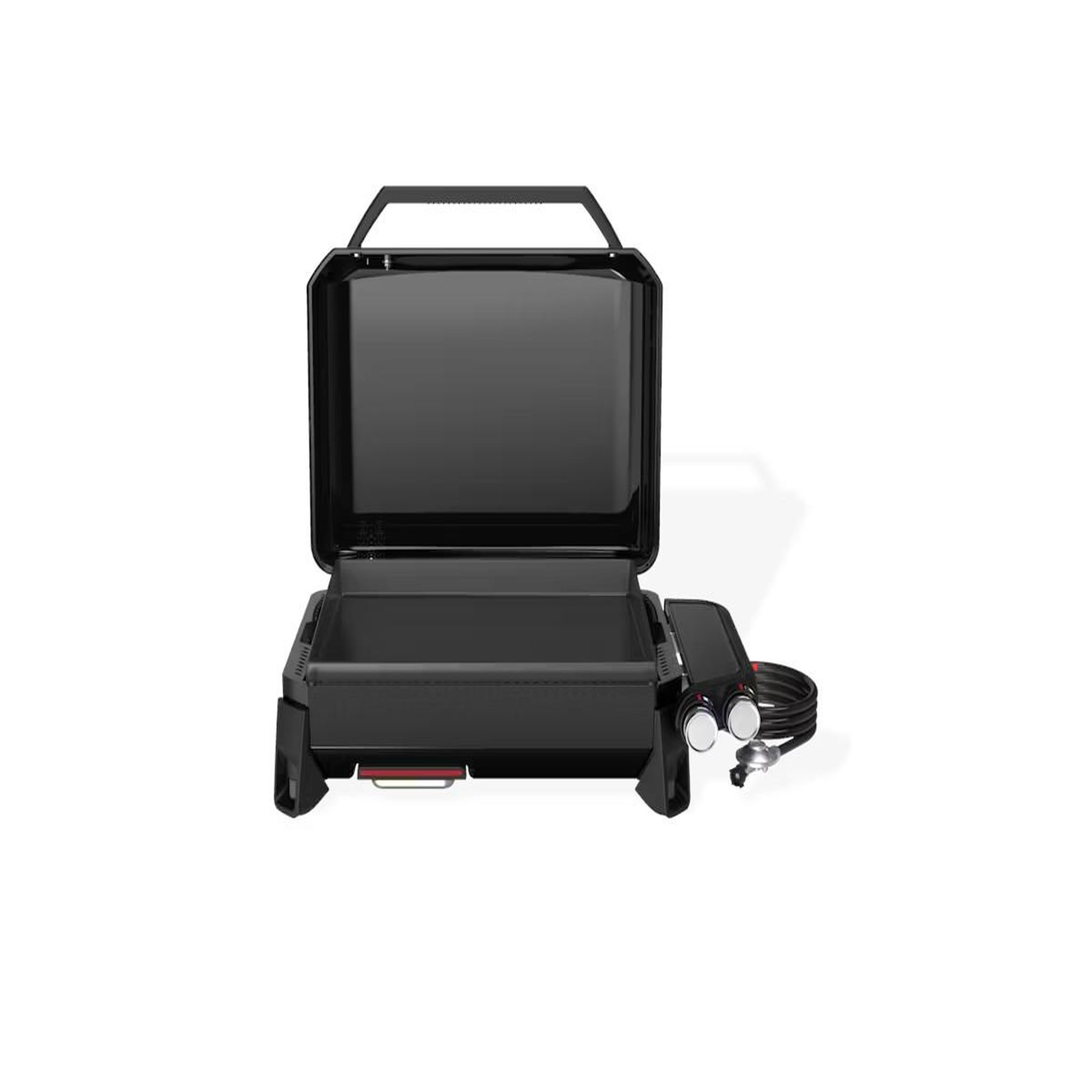 Voir la diapositive 6 : Weber Plancha gaz black 2 brûleurs à poser,  56x41 cm