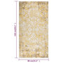 Voir la diapositive 6 : VIDAXL Tapis a tissage plat d'exterieur 80x150 cm Jaune