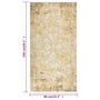 Voir la diapositive 6 : VIDAXL Tapis a tissage plat d'exterieur 80x150 cm Jaune