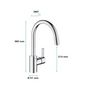 Voir la diapositive 3 : Grohe Mitigeur monocommande - Evier - GROHE