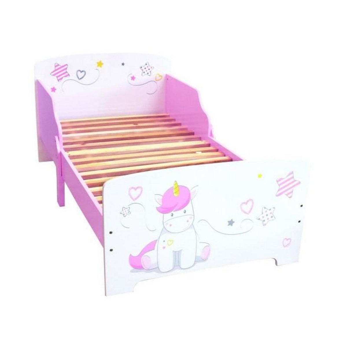 Fun House Fun House Licorne lit 140x70 cm avec lattes pour enfant
