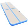 Voir la diapositive 3 : VIDAXL Tapis gonflable de gymnastique avec pompe 300x100x10cm PVC Bleu