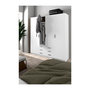 Voir la diapositive 2 : TVILUM Armoire VEGA - Décor Blanc mat - 4 portes + 3 tiroirs - L 195,5 x P 49,6 x H 200,4 cm - TVILUM