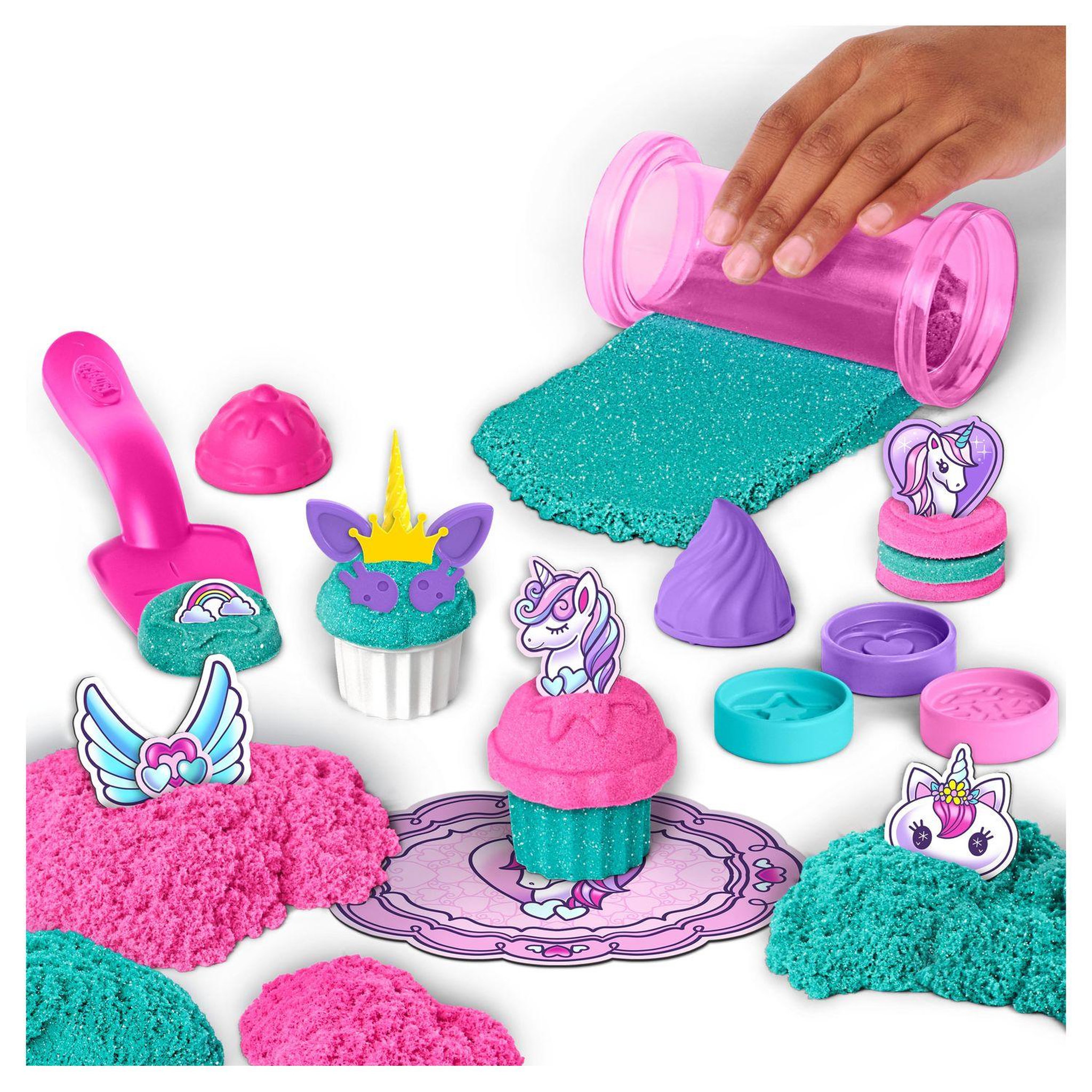 Voir la diapositive 4 : SPIN MASTER COFFRET PATISSERIE LICORNE 453 G Kinetic Sand