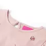 VIDAXL T-shirt pour enfants a manches longues rose 116