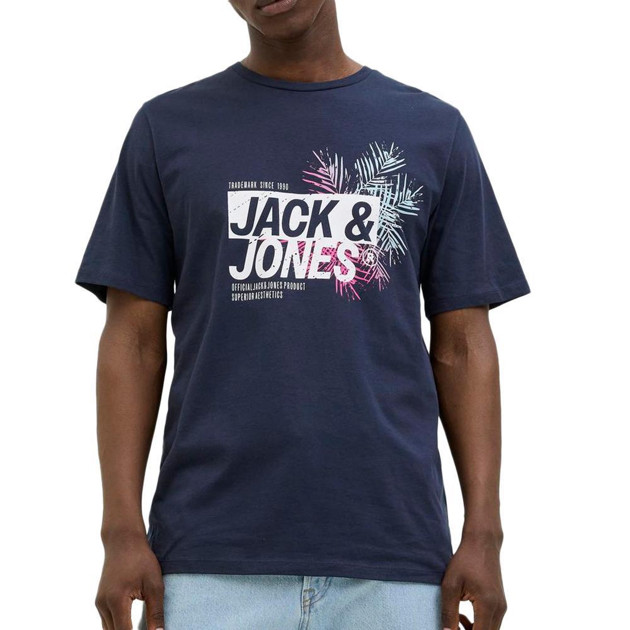 Jack & Jones T shirt  Homme Jack & Jones Axon. Coloris disponibles : Bleu