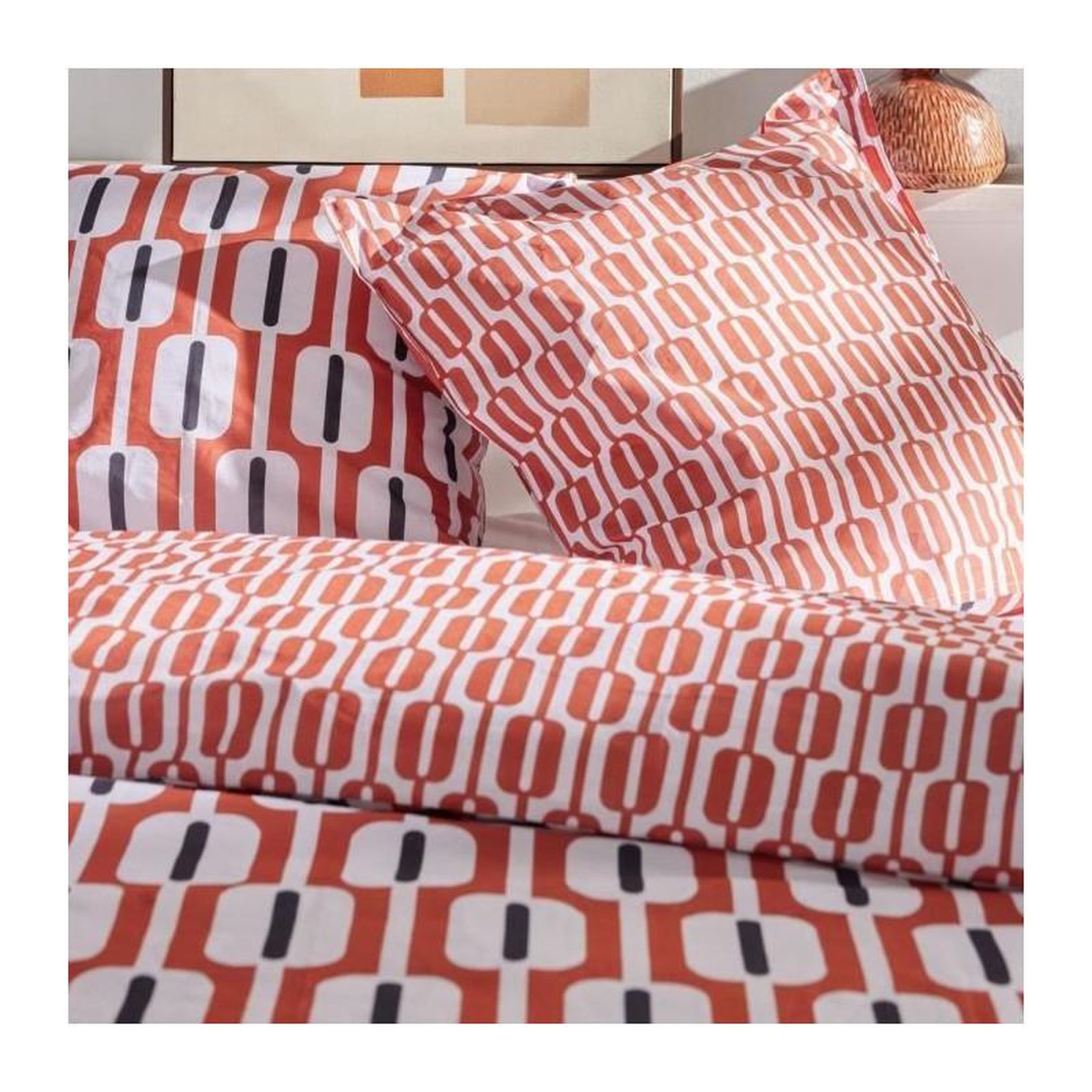 Voir la diapositive 2 : Today Parure de couette - TODAY - Sunshine 17.16 - 220x240cm - 2 personnes - Imprimée - Coton 57 fils