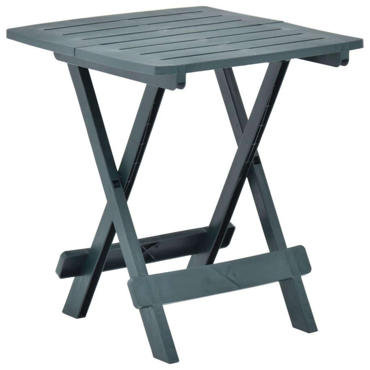 VIDAXL Table pliable de jardin vert 45x43x50 cm plastique