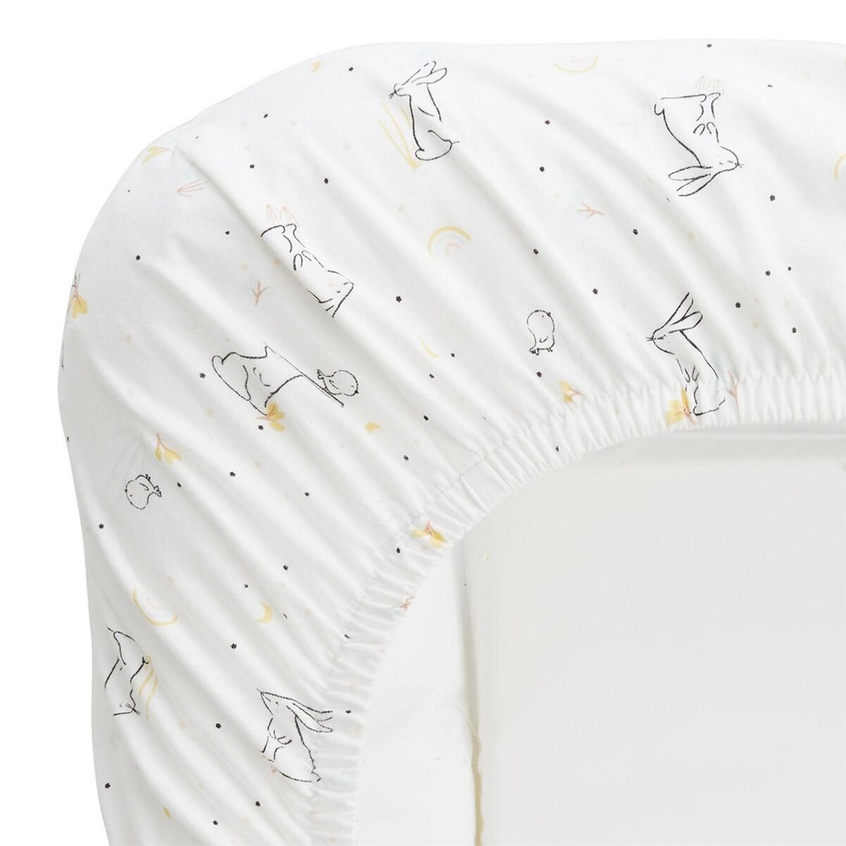 Petit Béguin Lot de 3 housses de matelas à langer Hello Baby