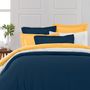 Voir la diapositive 4 : Sensei Maison Housse de couette en percale coton SOFT PERCALE