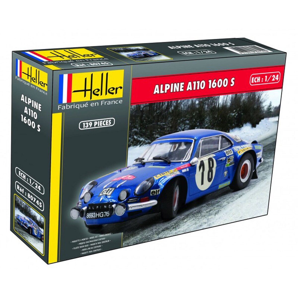 Heller Maquette voiture : Alpine A110