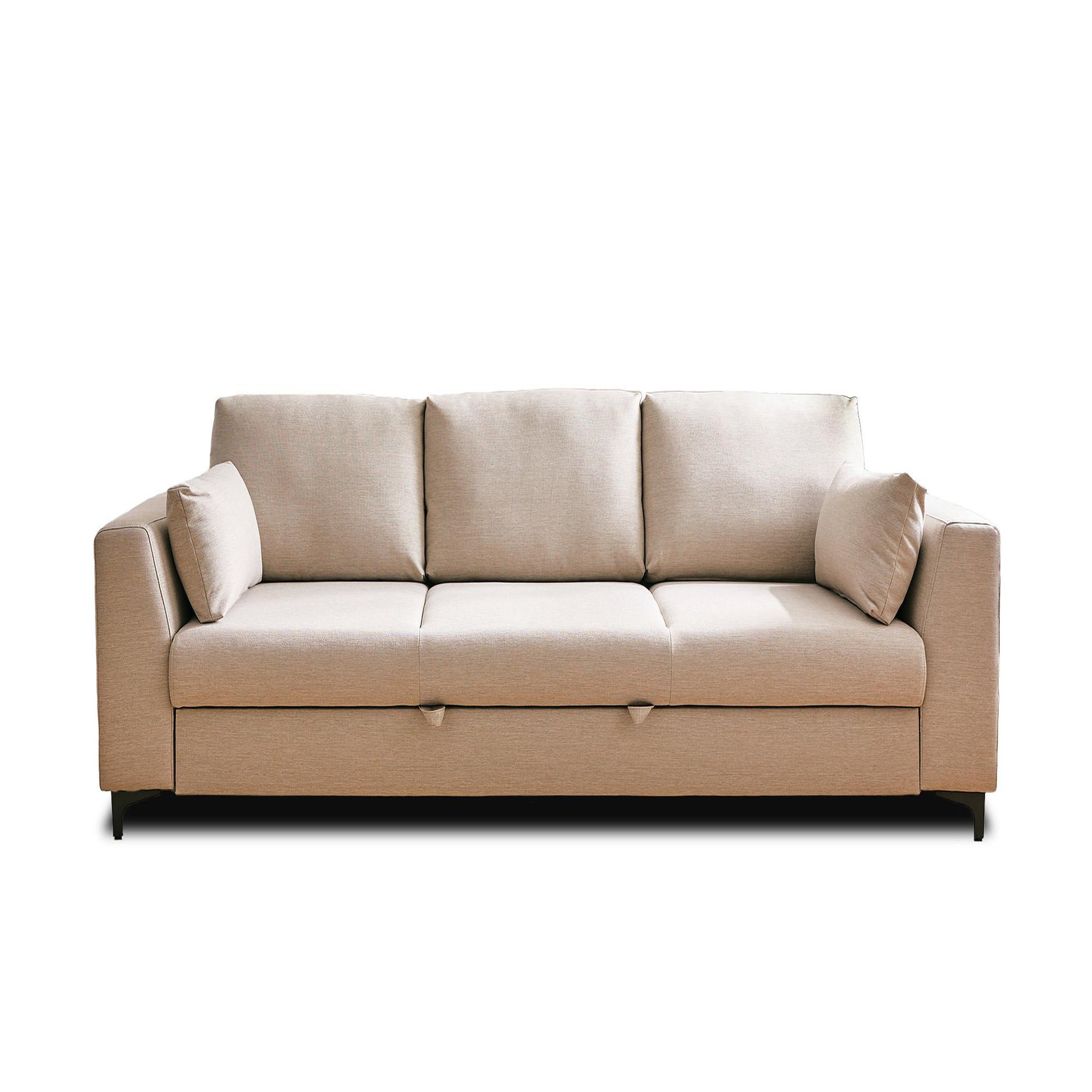 Voir la diapositive 6 : LISA DESIGN Tala - canapé 3 places - convertible - en tissu