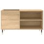 Voir la diapositive 4 : VIDAXL Armoire a disques chene sonoma 85x38x48 cm bois d'ingenierie