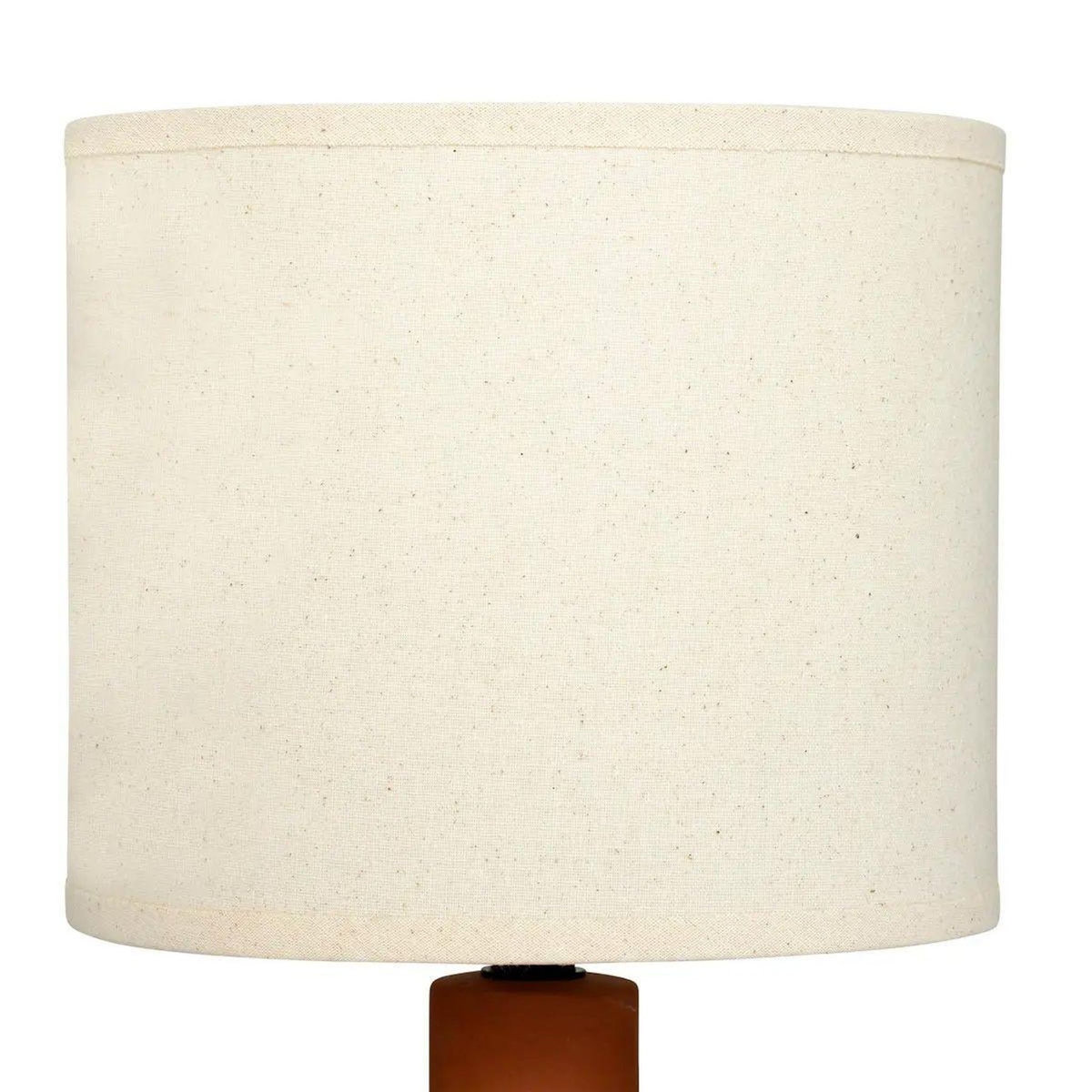 ATMOSPHERA Lampe à Poser Cylindrique  Kassy  34cm Terracotta