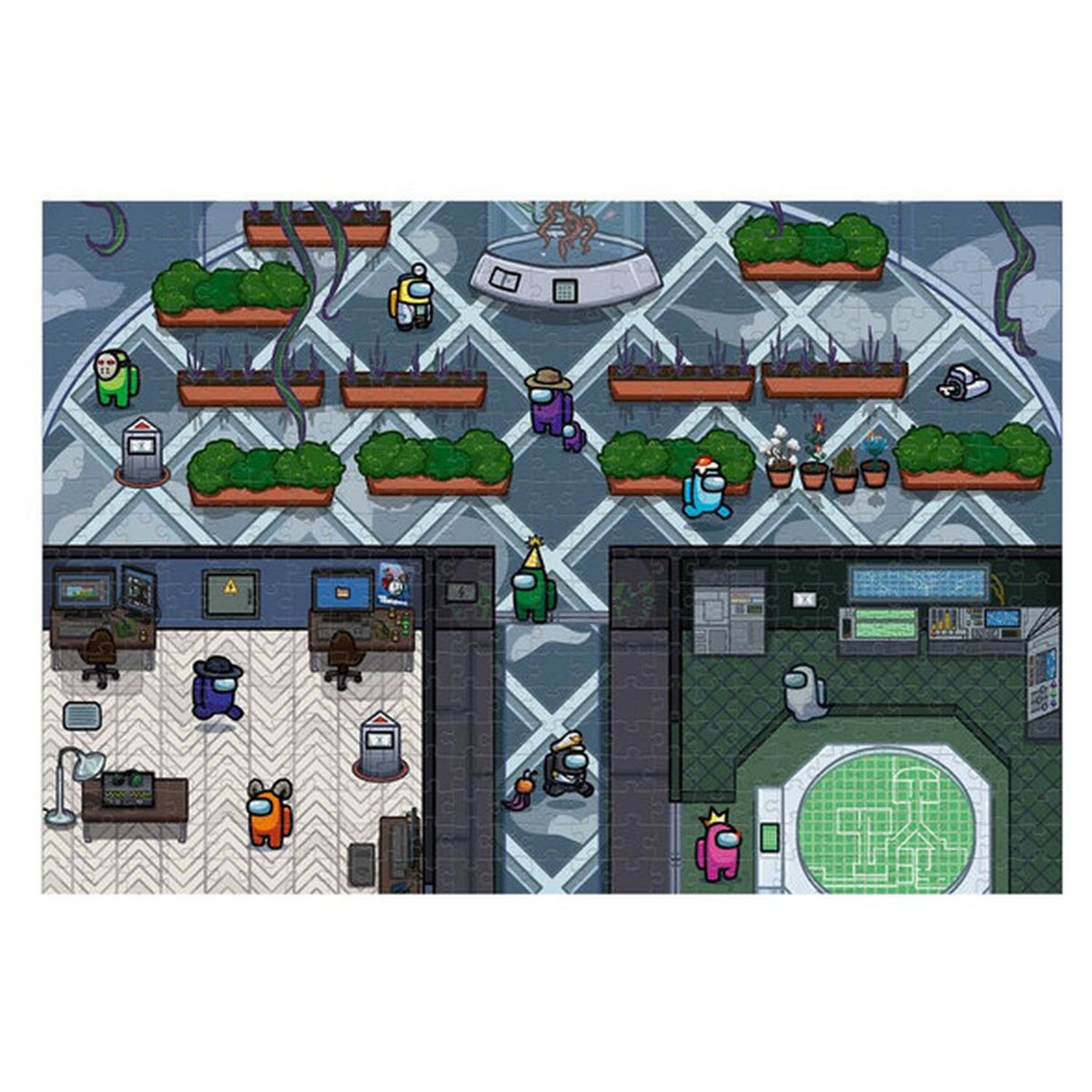  WINNING MOVES Puzzle 500 pièces Among Us