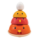 Plan Toys La poule à empiler en bois
