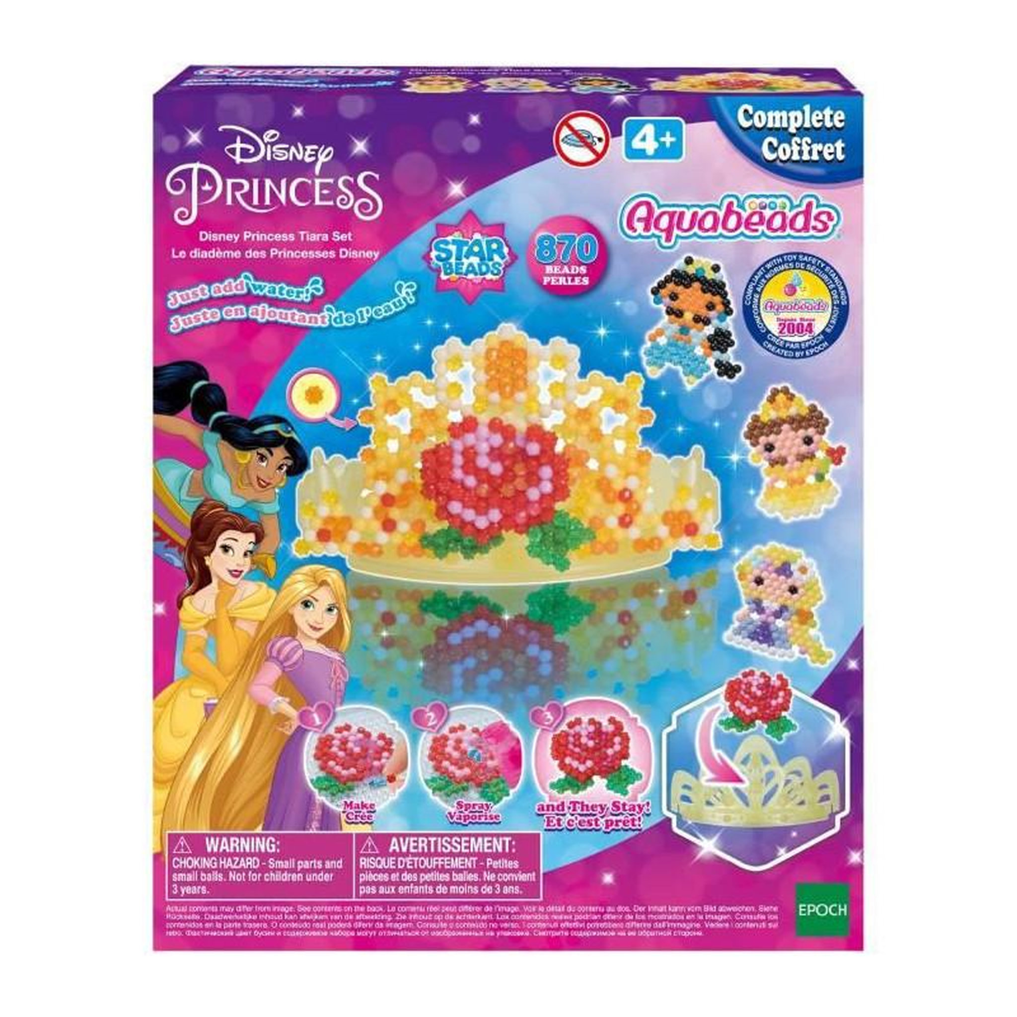 Voir la diapositive 6 : Aquabeads 31901 Le diademe des princesses Disney