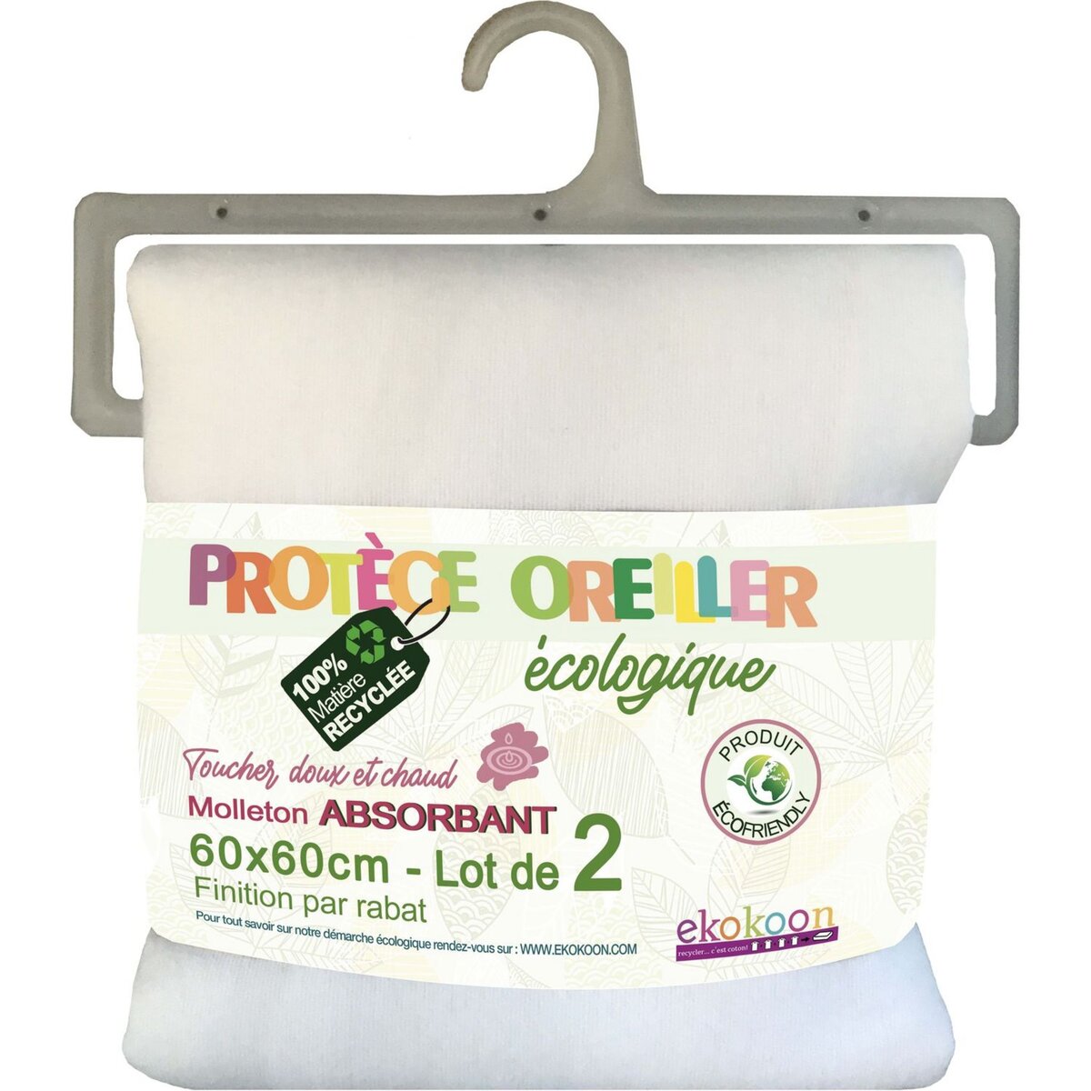 Protection oreiller absorbant en coton EKOKOON