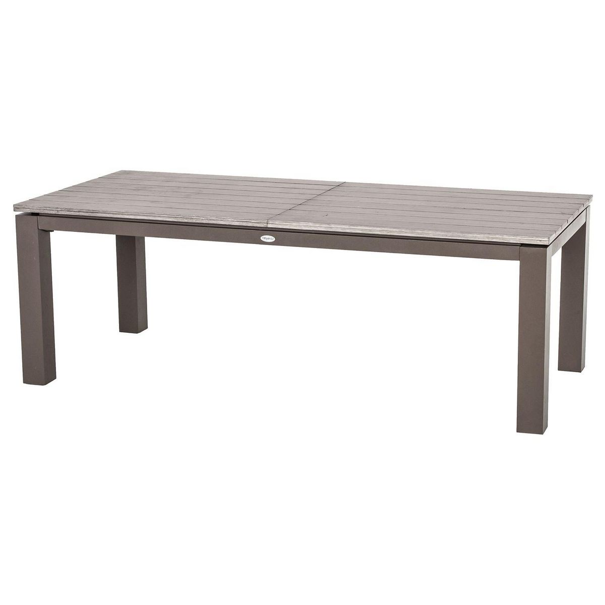 HESPERIDE Table de jardin extensible 10 Personnes Héraklion - L. 220/320 cm - Gris tonka