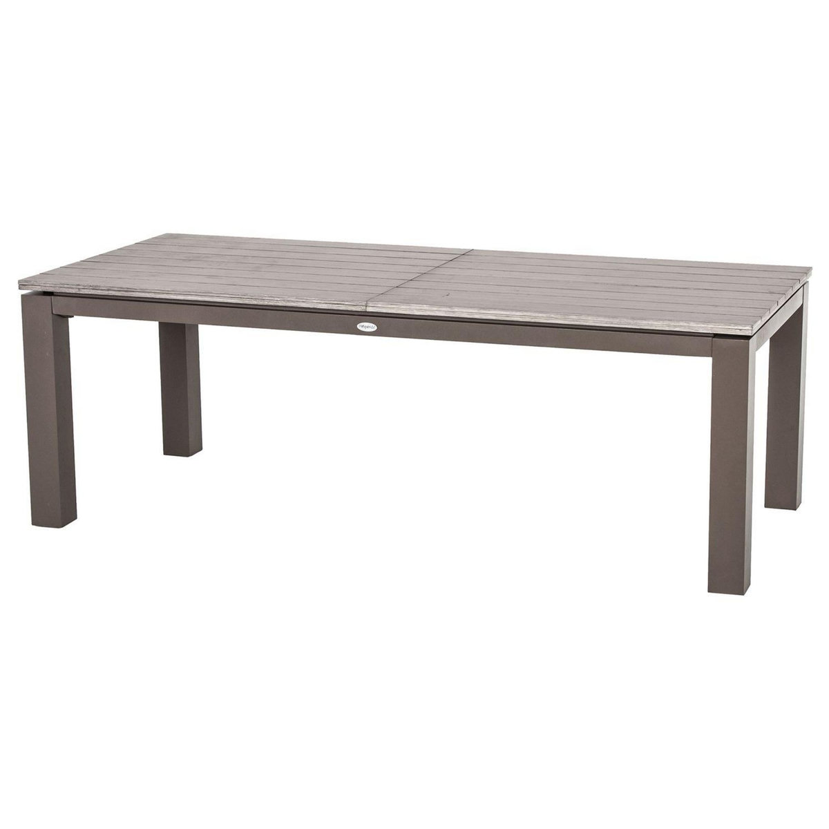 HESPERIDE Table de jardin extensible 10 Personnes Héraklion - L. 220/320 cm - Gris tonka