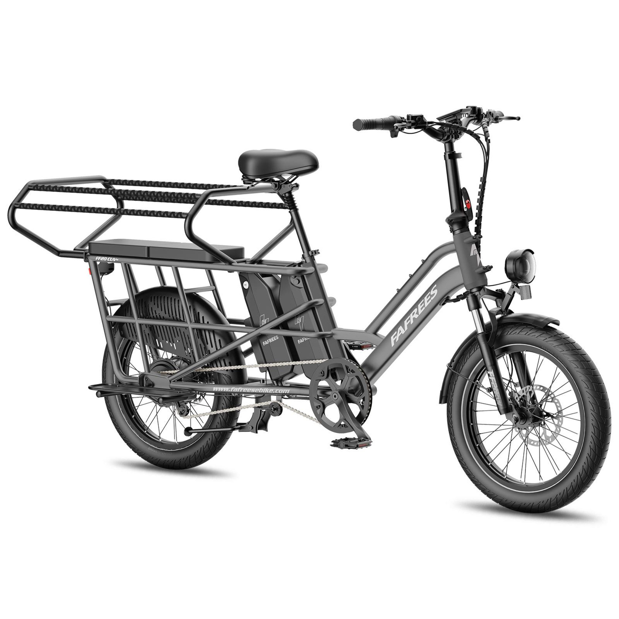 Voir la diapositive 4 : FAFREES Vélo utilitaire électrique fafrees ff20 cuv