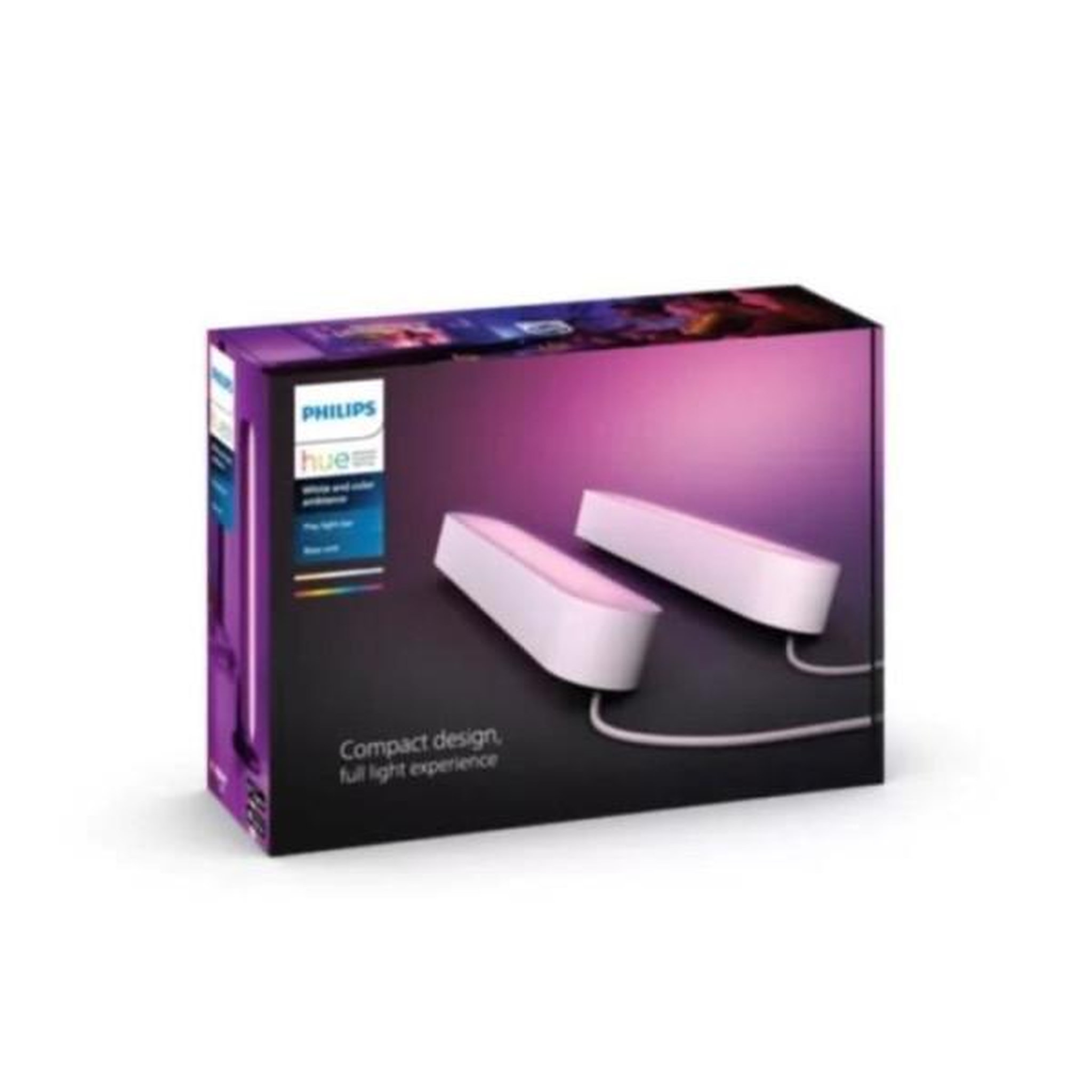 Voir la diapositive 2 : Philips Philips Hue Play Pack x2 - Blanc - LED compatible Bluetooth - Lumiere connectée