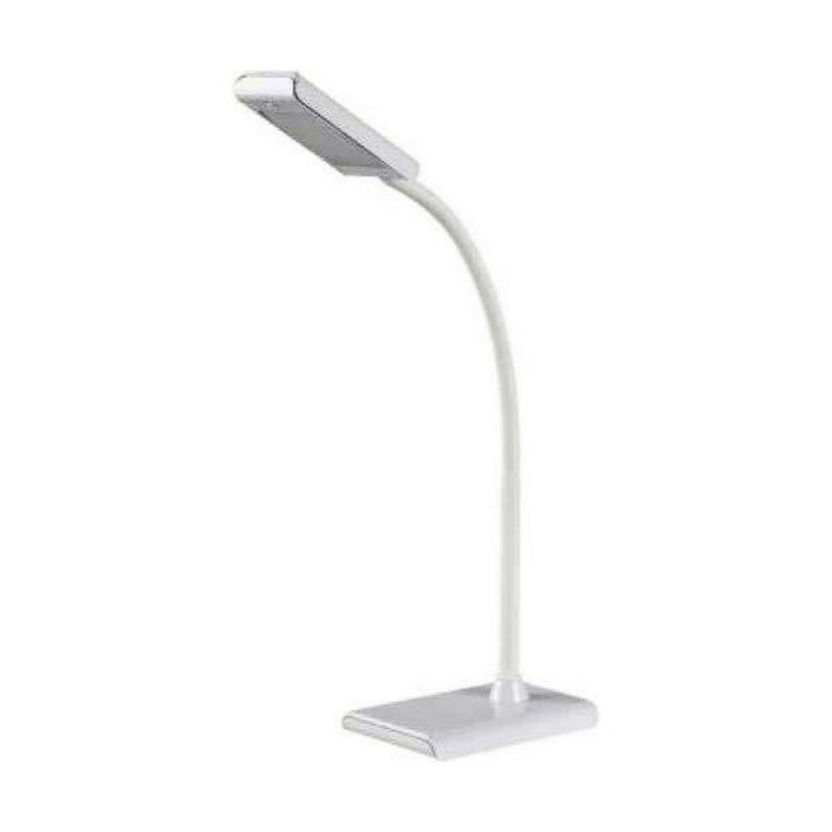 MARKET24 Lampe de bureau EDM 30116 Blanc polypropylène 7 W 400 lm 9 x 13 x 33 cm Flexo/Lampe de bureau