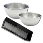 ZENKER Lot comprenant 1 moule à cake extensible Zenker & 2 Bols à Mixer Fackelmann