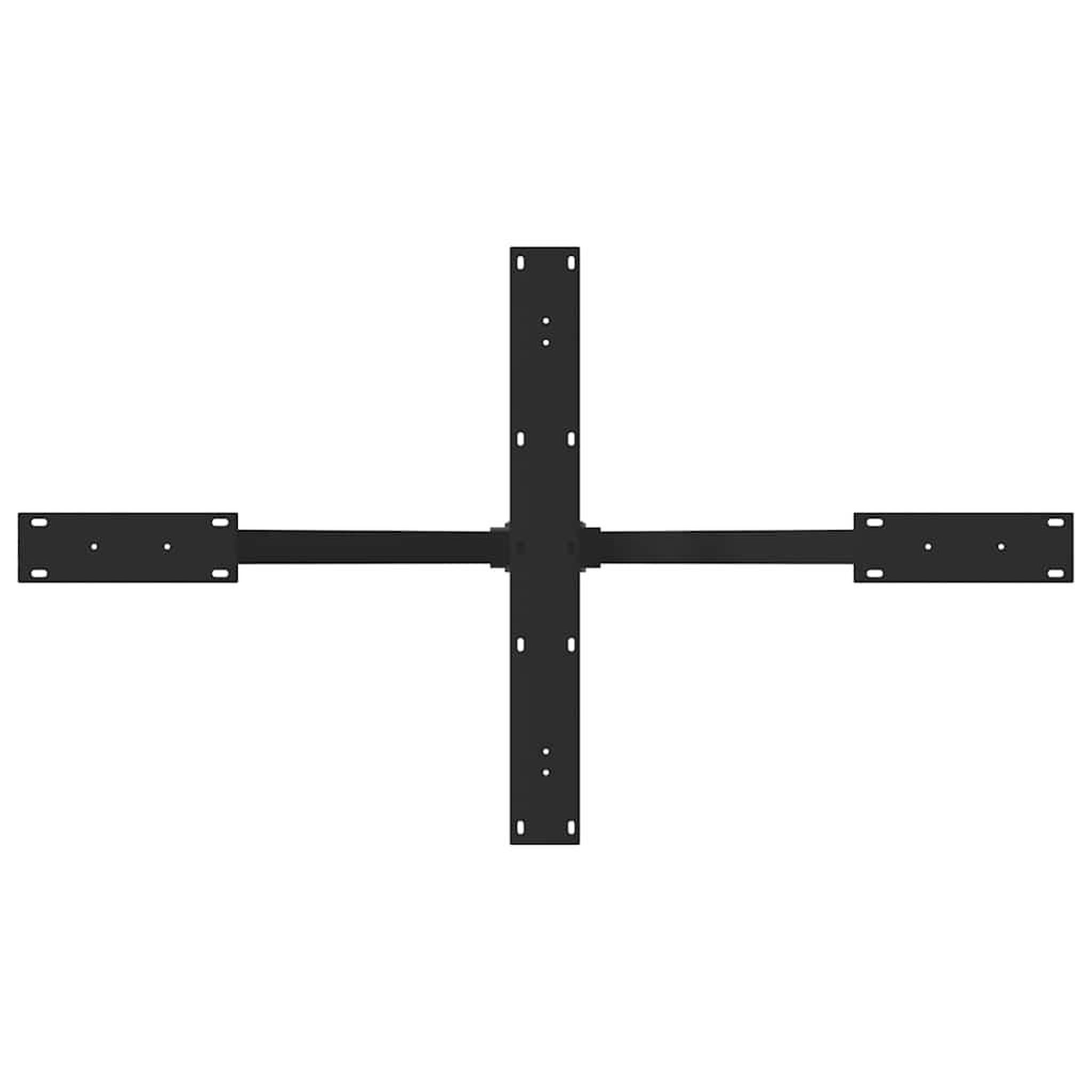 Voir la diapositive 5 : VIDAXL Pied de table a manger forme d'araignee noir 120x68x(72-73) cm