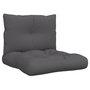 Voir la diapositive 2 : VIDAXL Coussins de palette lot de 2 anthracite tissu