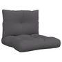 Voir la diapositive 2 : VIDAXL Coussins de palette lot de 2 anthracite tissu