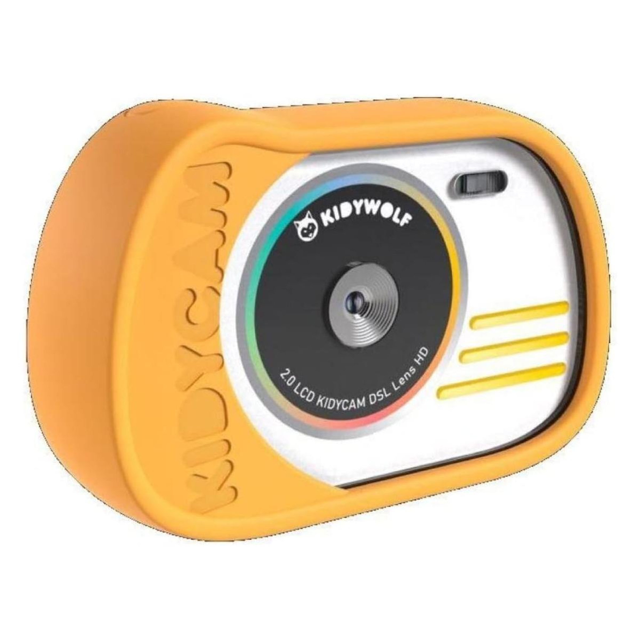 KIDYWOLF Kidycam Appareil photo enfant numérique jaune