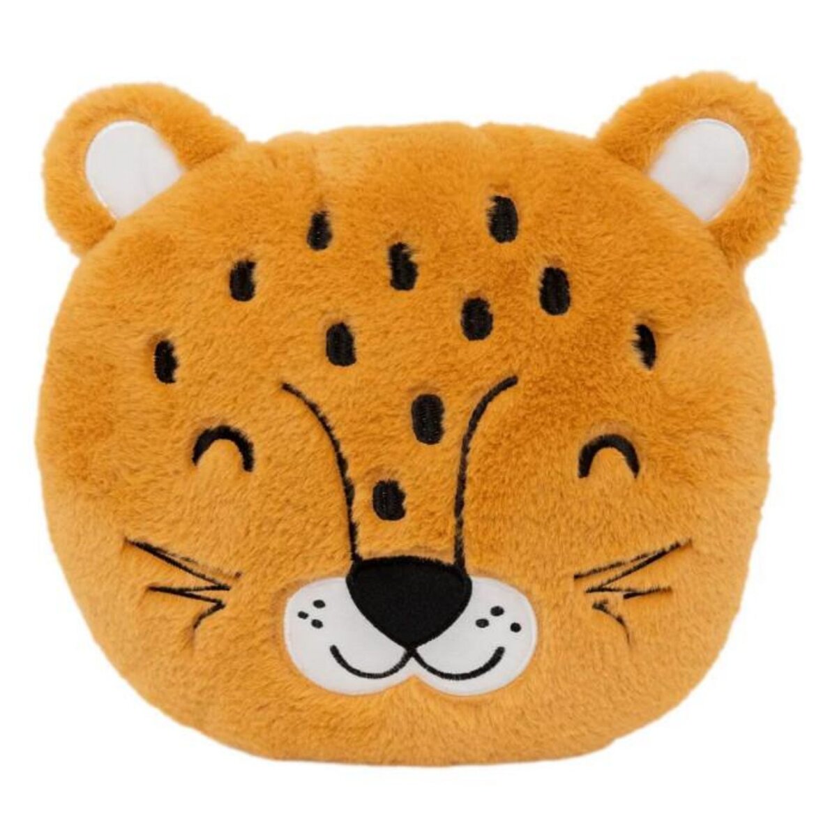 Atmosphera Kids Coussin Enfant  Léopard Jungle  30x30cm Jaune