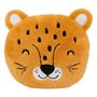 Voir la diapositive 1 : Atmosphera Kids Coussin Enfant  Léopard Jungle  30x30cm Jaune