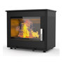 Voir la diapositive 1 : Supra Poêle à bois étanche 7.3kw noir - FR9016120B