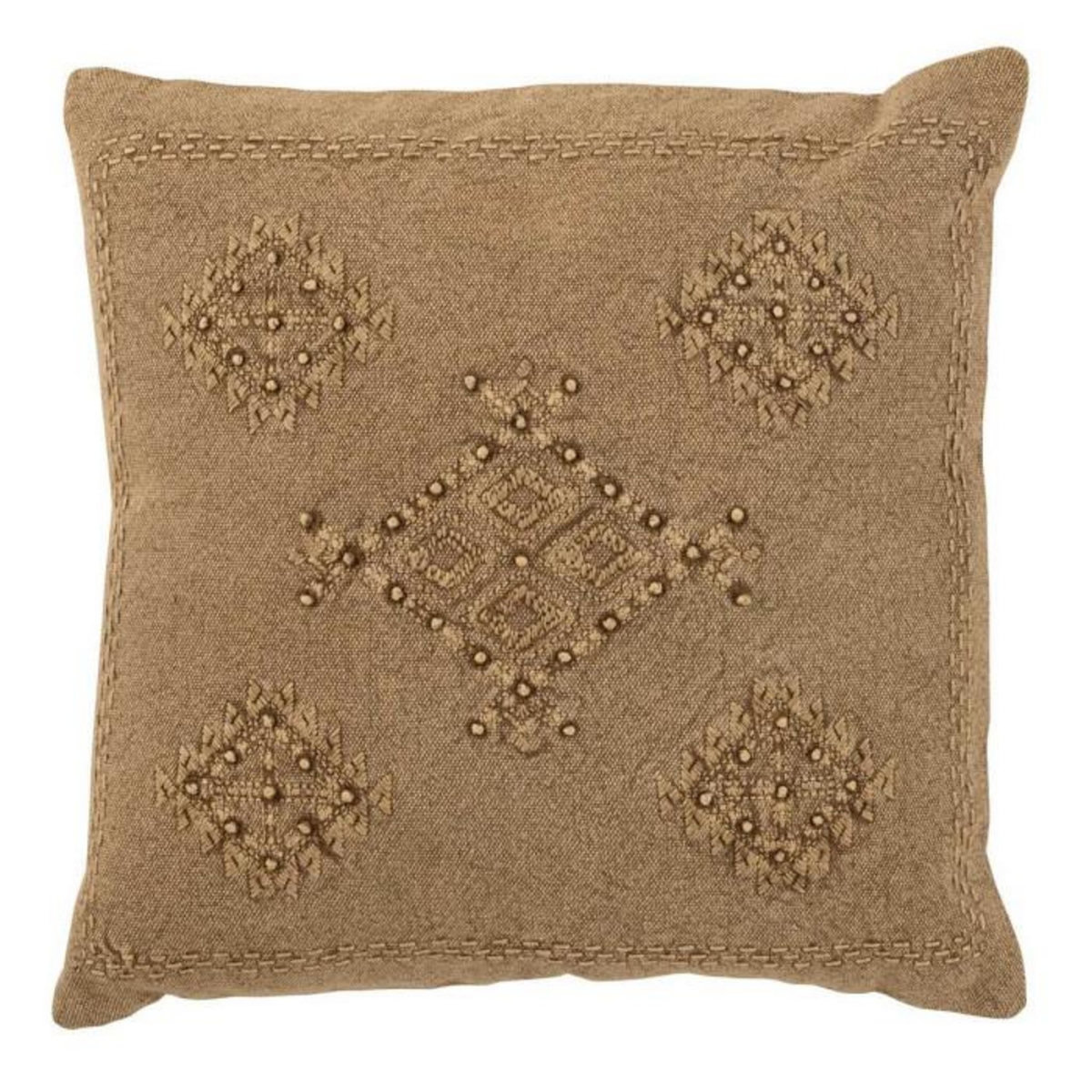 Paris Prix Coussin Déco  Hippy  45x45cm Marron