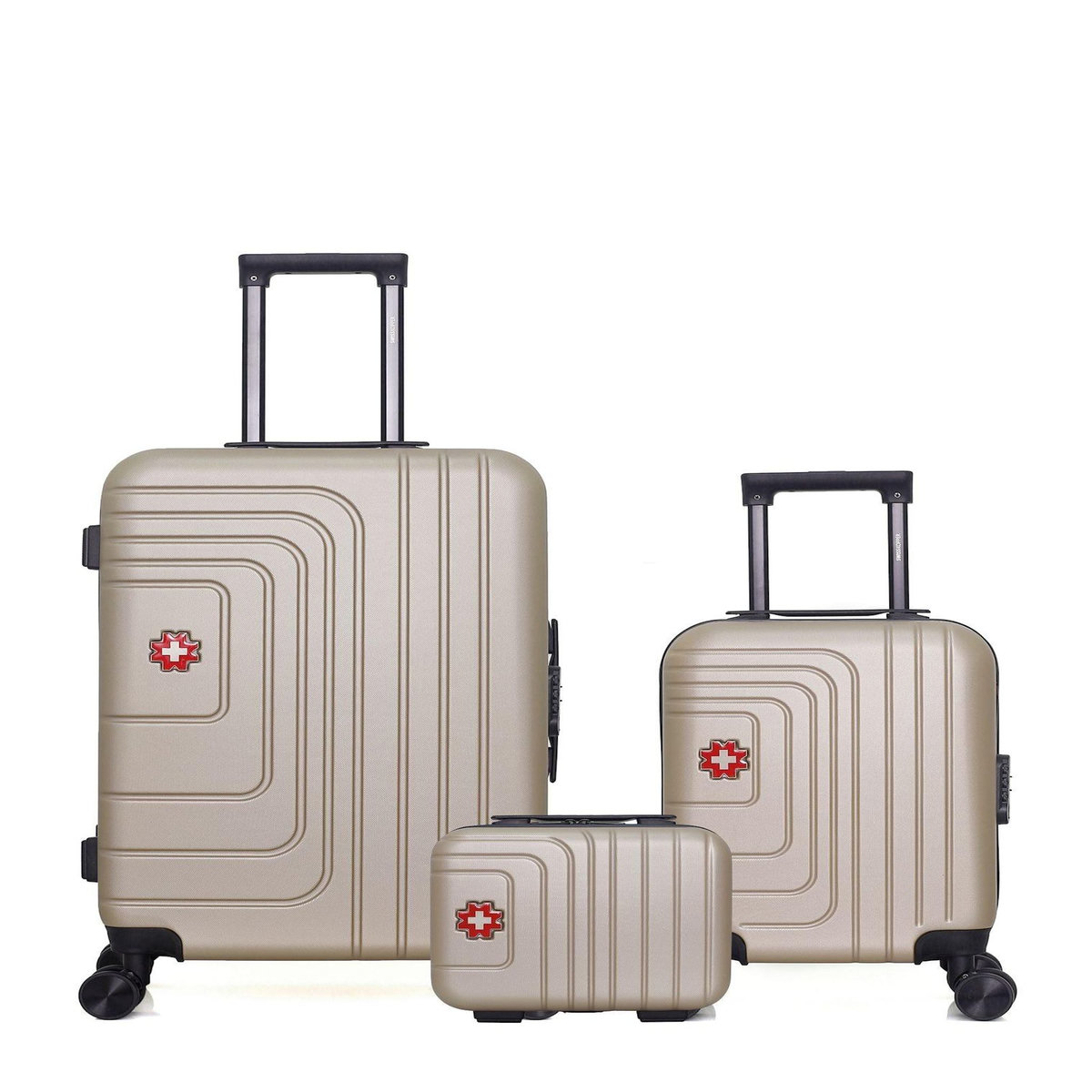 SWISS KOPPER SWISS KOPPER - LOT DE 3 - Valises weekend, cabine XXS et vanity RUTI