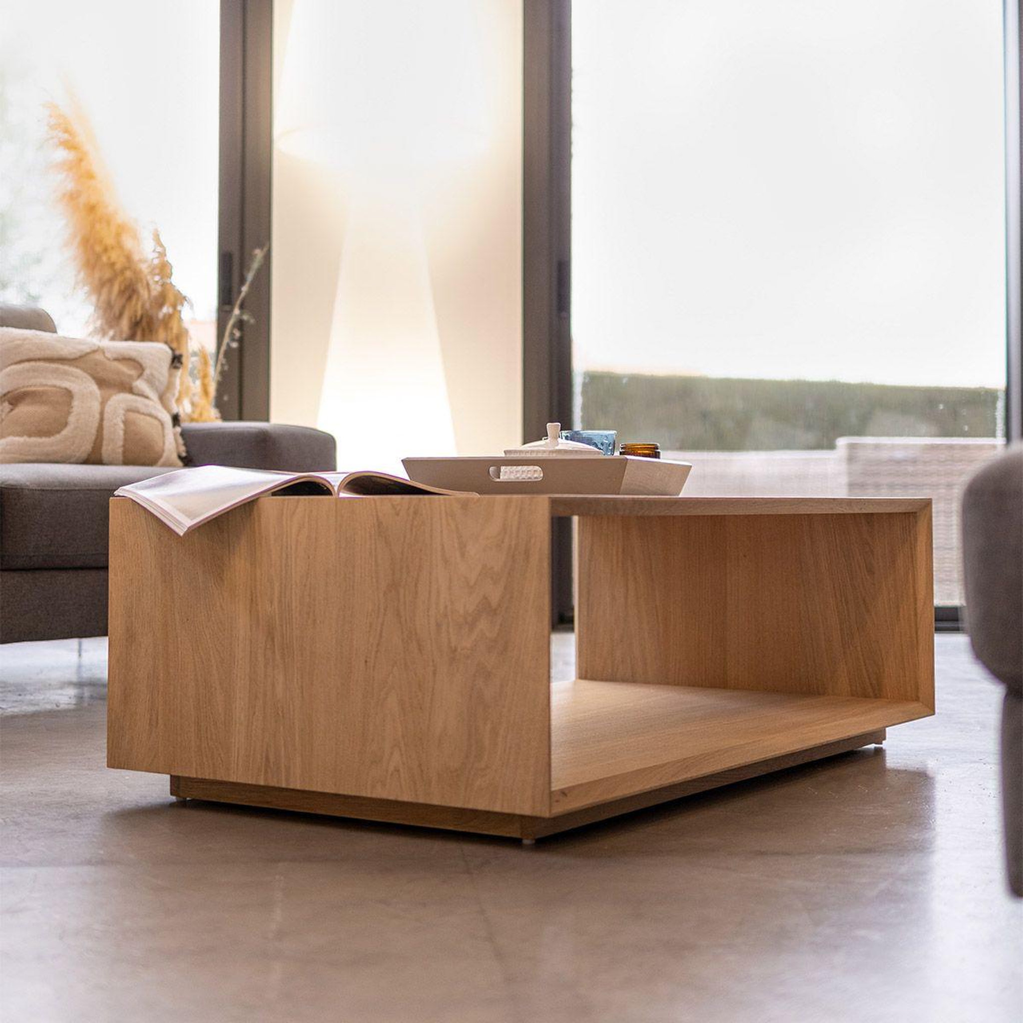Voir la diapositive 5 : Paris Prix Table basse  kubico  120cm chêne massif