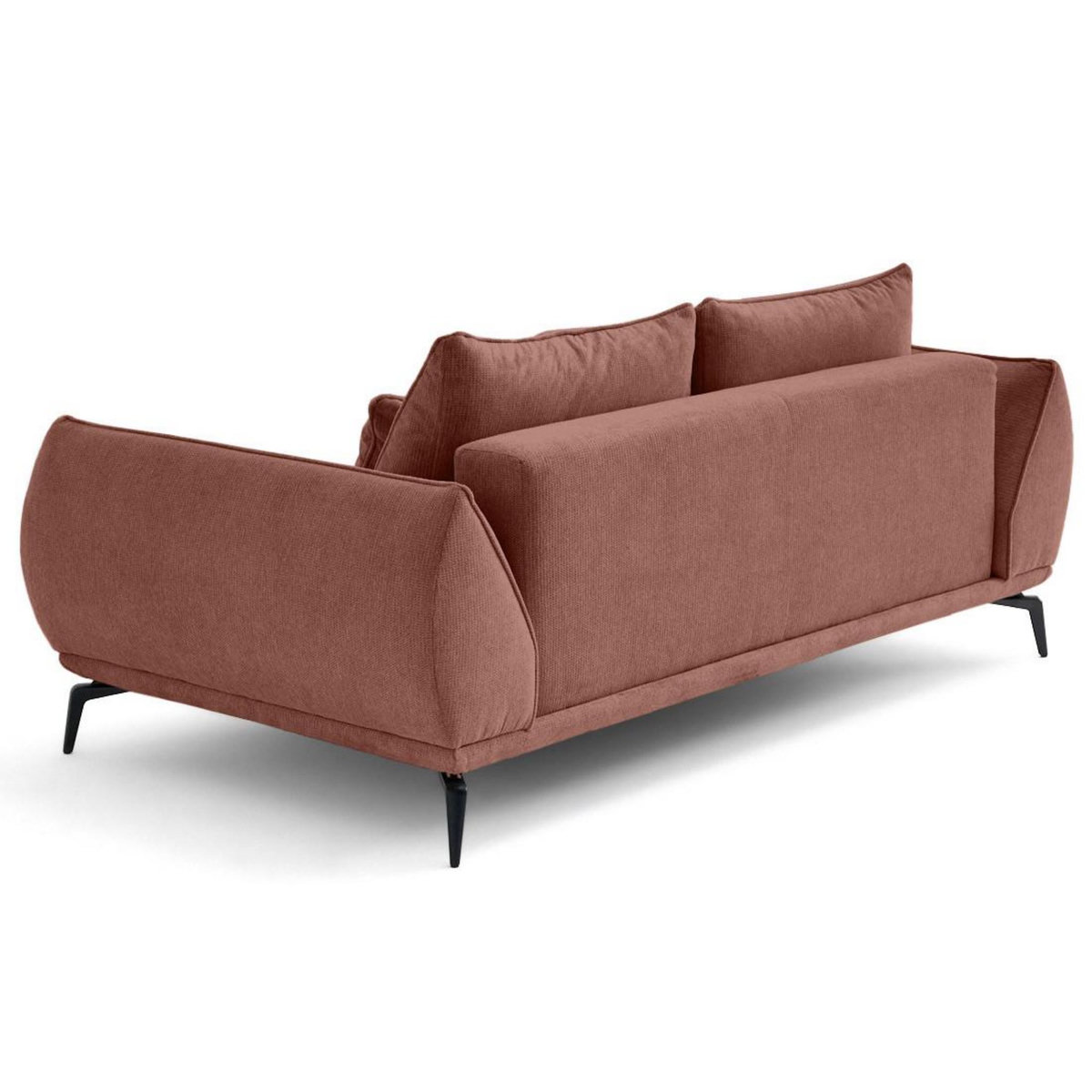 LISA DESIGN Arica - canapé droit 2 places en tissu texturé