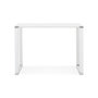 Voir la diapositive 2 : Paris Prix Bureau Design en Verre  Zaho  140cm Blanc
