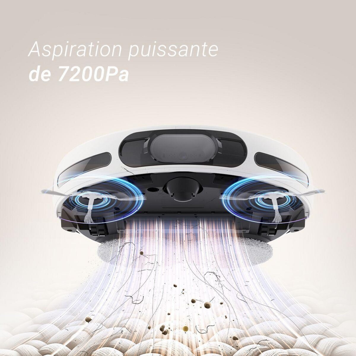 EZVIZ Robot Aspirateur Laveur RS20 Pro